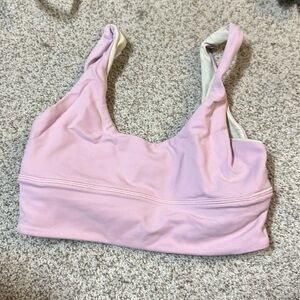 Lululemon Align reversible sports bra in lavender/cream